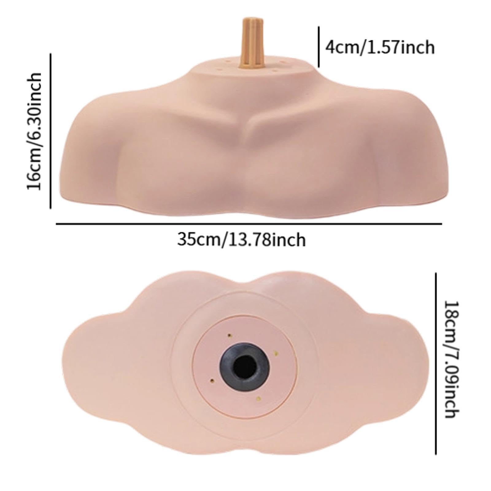 Supporto per testa di manichino, modello di spalla, manichino per cosmetologia, busto, spalla, per esercitarsi a casa, barbiere, parrucchiere, Asta Scanalata