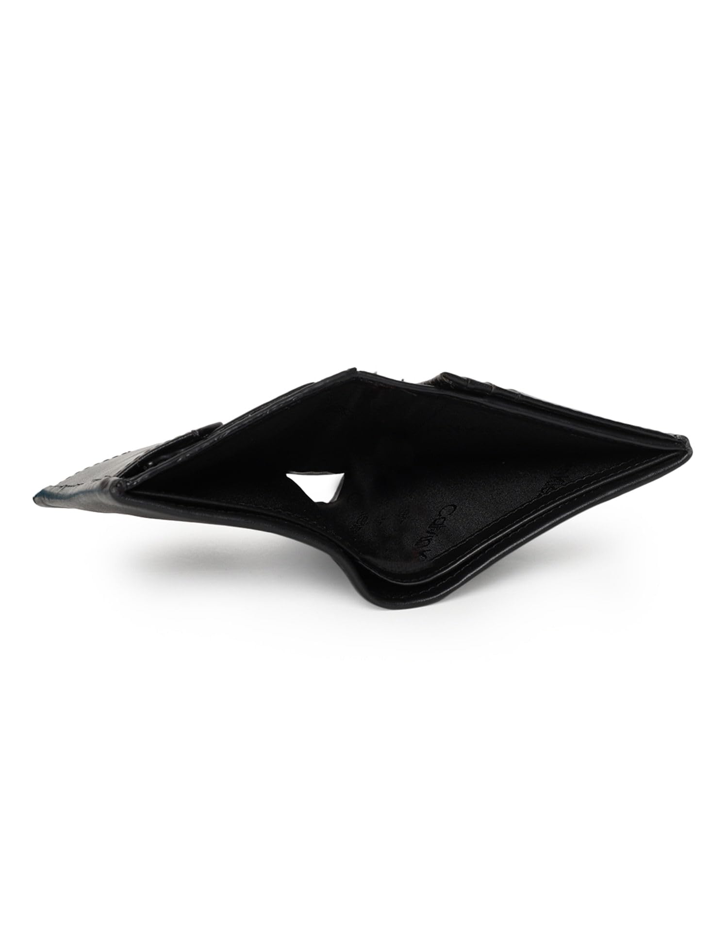 Calvin Klein CK Concise Trifold 6CC W/Coin, Negro, Talla Única, Black, Talla única