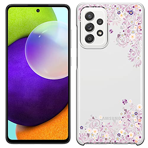 Breeze Galaxy A52 5G Case SC-53B Smartphone Case Galaxy A52 Cover Shockproof Lightweight Ultra Thin Wireless Charging Compatible NFC Payment...