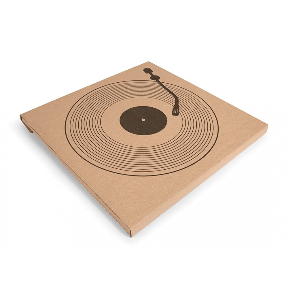 Kartonverpackung für Schallplatten 325x325x20mm Starker Karton 3-Lagen-Paketlagerung Versand Geschenk Schallplatte Storage (150)