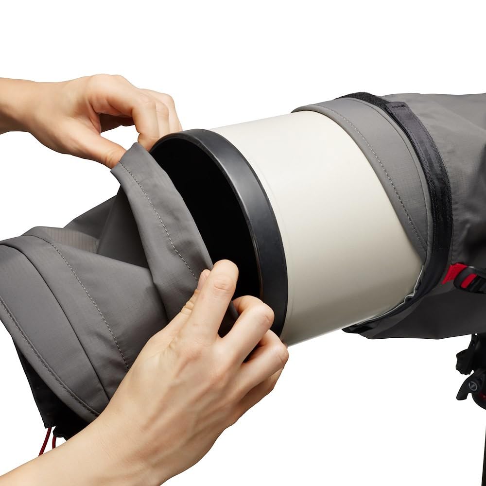 Manfrotto Pro Light Teleshield Raincover for CSC DSLR Super Tele 600mm Lens (MB PL-TS), Black, Cine-Teleshield L/M/S - Image 2