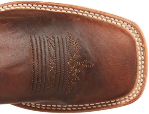 Tony Lama Boot Company Men's Americana Tan Worn Goat - Brown 11in Top Cowboy Boot Brown 10.5 D | Image 4