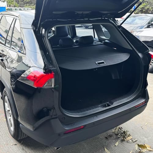 Image of Cargo Cover for Toyota Corolla Cross 2026 Accessories 2025 2024 2023 2022, Retractable Trunk Cover luggage Security Cover Shield Shade for Corolla Cross Accessories (Not for Corolla /,Leather)