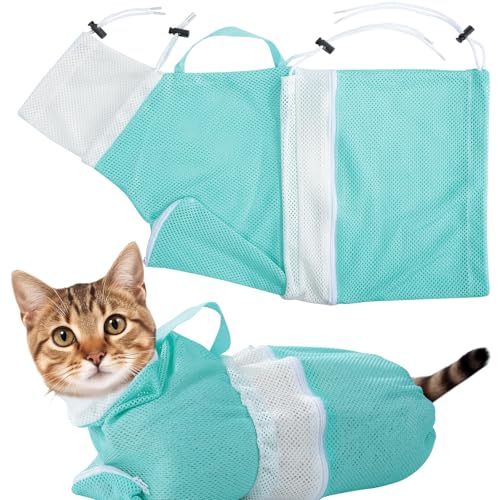 ondware Cat Bathing Bag with Metal Comb