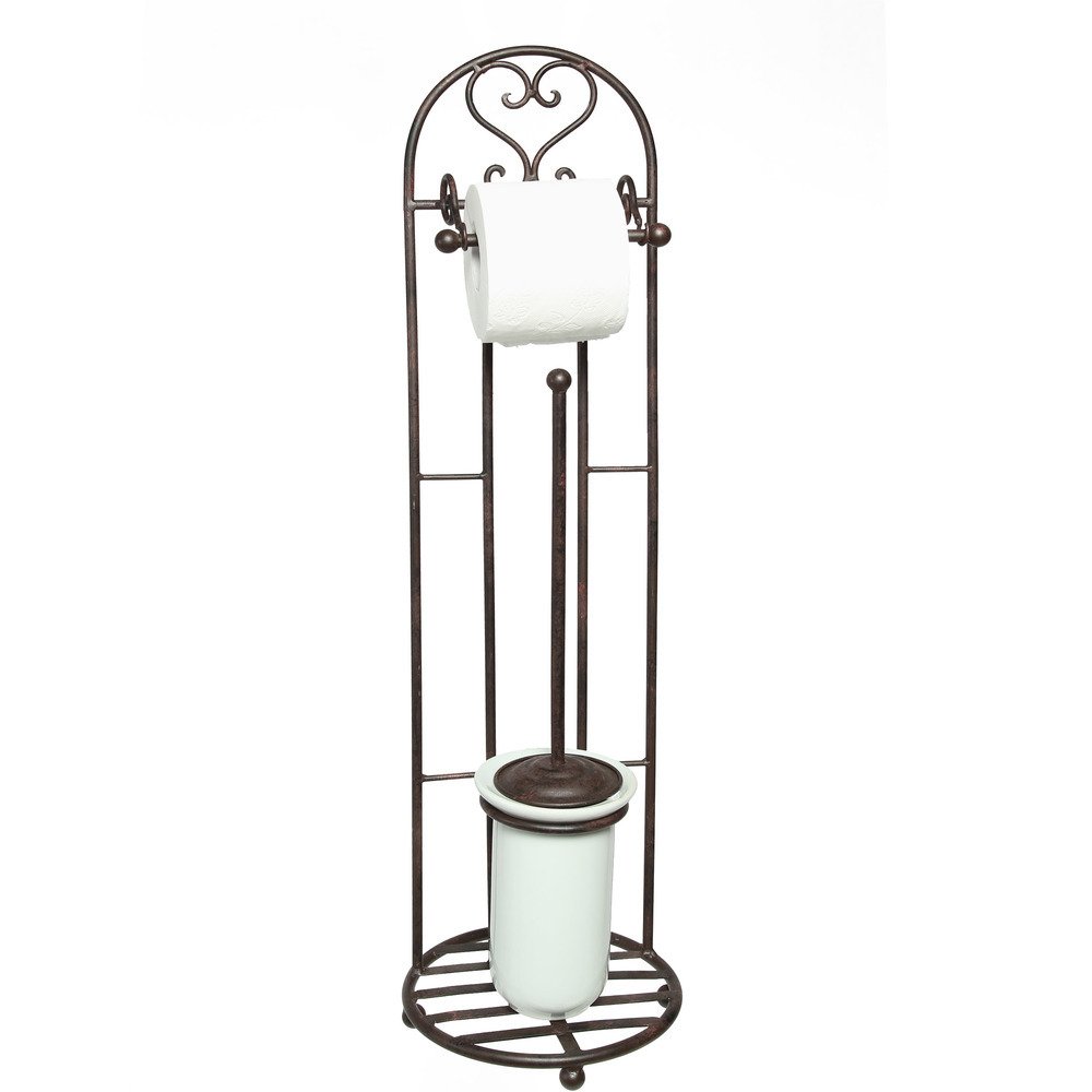 Toilettenrollenständer 81 cm mit Bürste 95227 Toilettenpapierhalter Rollenhalter