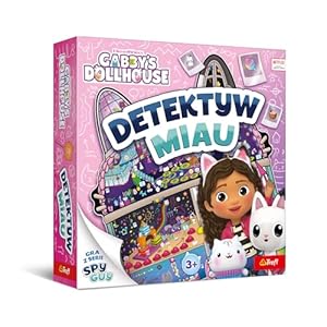 Trefl Detektyw Miau Gabby's Dollhouse Gra Planszowa