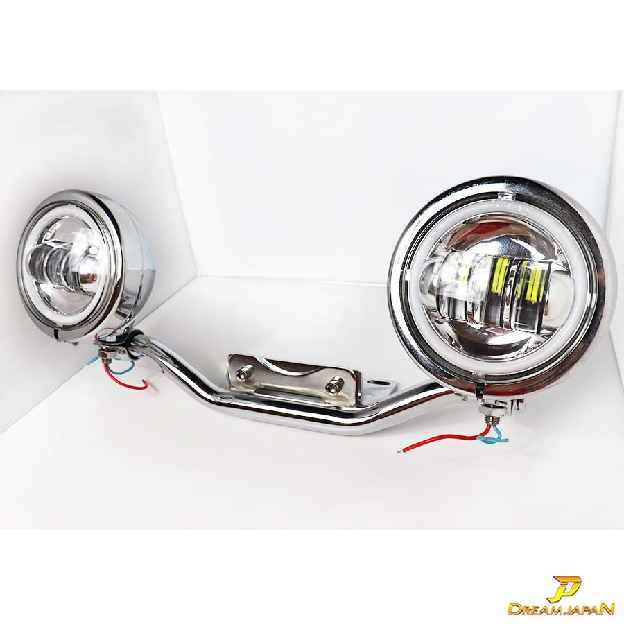 Amazon | バイク LEDフォグランプ キット 4.5インチ 30W/ 汎用タイプ