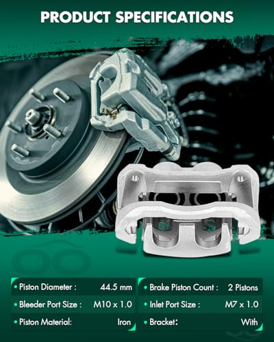 Image of SCITOO 19B6274 19B6275 Front Left & Right Disc Brake Calipers Assembly w /Bracket For Lexus For RX350 2010-2015,For Toyota For Highlander 2010-2018,For Toyota For Sienna 2011-2018