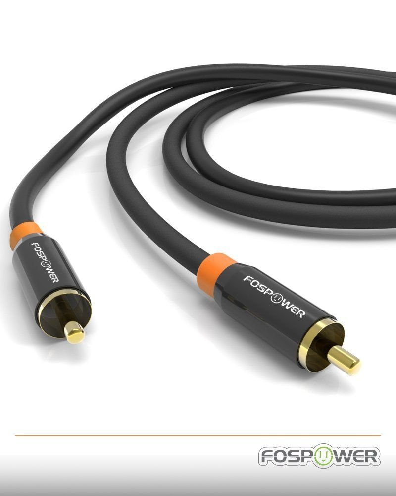 Amazon | FosPower RCA 同軸デジタルオーディオケーブル サブ