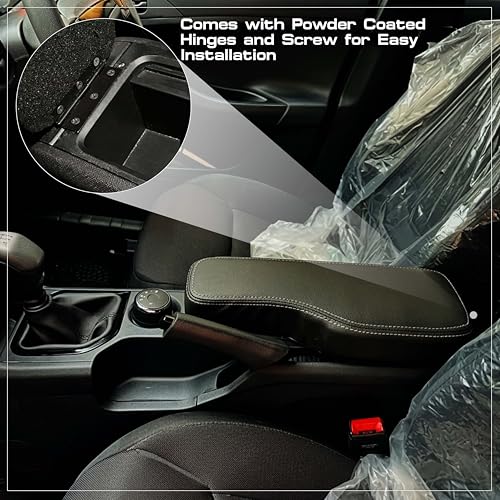 Image of Carigiri OEM Type Big Size Armrest For Tata Nexon /Nexon Ev /Nexon Facelift 2023 /Punch Ev Adventure (Double Stitching,Nappa Leatherette)(All Models & Variants) (Big)