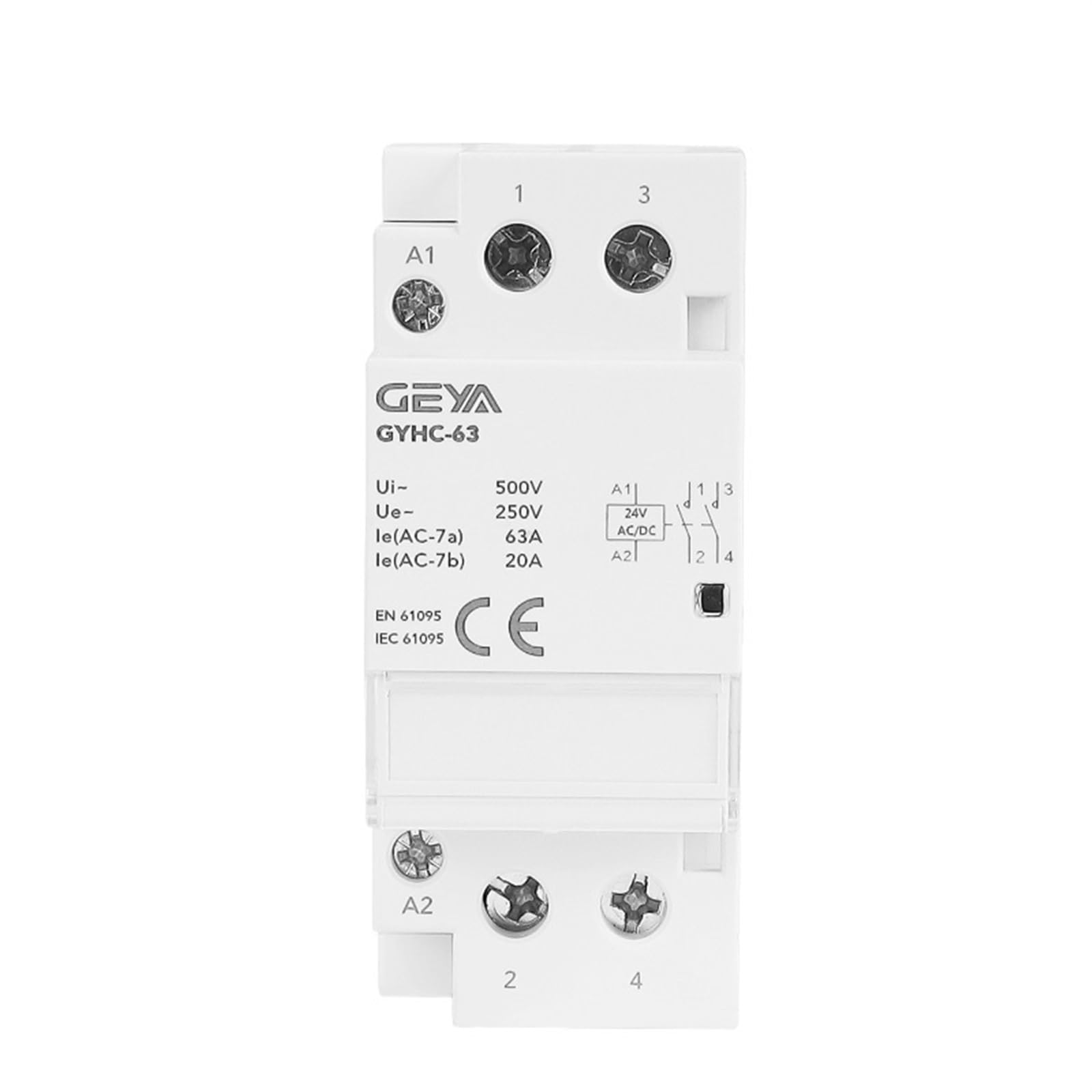 Contacteur domestique 63A 24V pour automatiser vos circuits 2NO