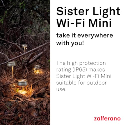 Zafferano, Sister Light Wi-Fi Mini Lamp, Cordless Rechargeable Table Lamp with Remote Control - Image 3