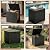 EasyUp 35 Gallon Outdoor Storage Box, Outdoor Deck Boxes for Garden Tools Equipment,Cushions and Patio Storage,Lockable and Resin,Easy to Install(Black)