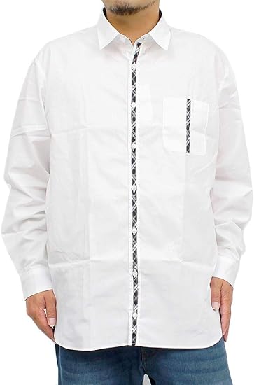 Amazon 長袖シャツ メンズ 大きいサイズ 前立てチェック切替 ポケット付き コットン カジュアル ドットシャツ 日本製 国産 7l ホワイト シャツ 通販 Amazon 長袖シャツ メンズ 大きいサイズ 前立てチェック切替 ポケット付き コットン カジュアル ドットシャツ 日本製 国産 7l ホワイト シャツ 通販