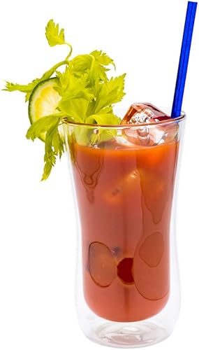 Restaurantware Paja de papel cobalto metálico - biodegradable, 0.236 in - 7 34" - caja de 25 unidades