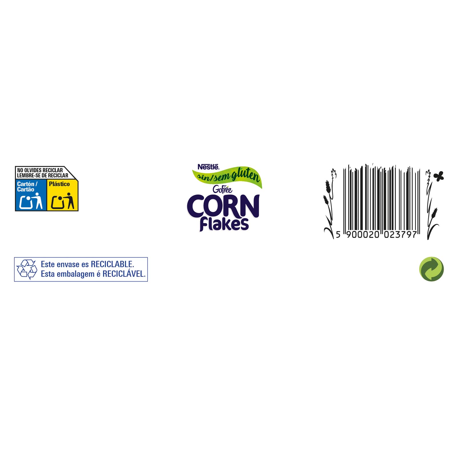 Cereales Nestlé Go Free - 1 paquete de 375 g