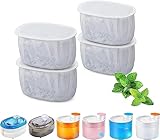 WOPET 4 Packs Replacement Carbon Filters Compatible with WOPET W500 W300 W300B Cat Water Fountain, Automatic Cat Fountain, Super Quiet Pet Water Fountain for Cats, Dogs, and Multiple Pets