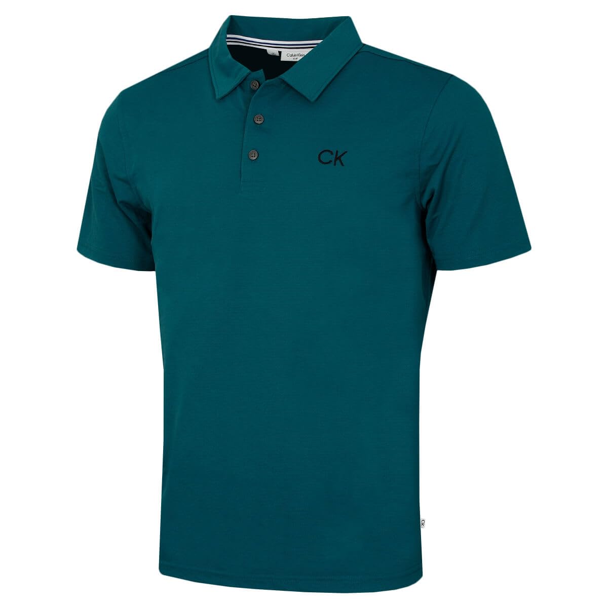 Calvin Klein Men's Petrol Central Eco Light Wicking Polo Shirt - Xxxl