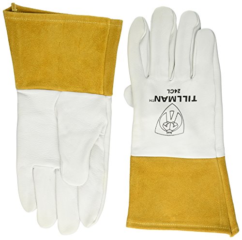 John Tillman and Co 24CL Premium Top Grain Pearl Kidskin MIG/TIG Welder's Glove