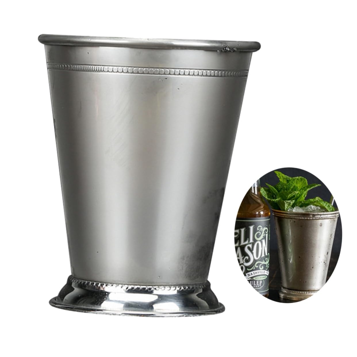 Alipis Elegant 304 Stainless Steel Cocktail Mug 400ml Perfect for Bar Restaurant Party Fine Craftsmanship
