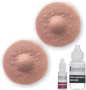 Perks Prosthetic Nipples | Silicone Nipples - Adhesive Included