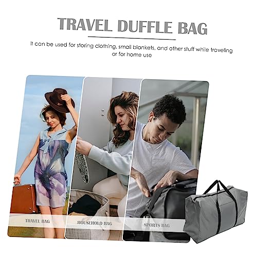 SAFIGLE Travel Duffel Bag Handles Large Capacity Storage Bag Oxford Cloth Luggage Men Moving Grey2
