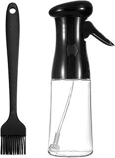 Xzhen Opryskiwacz oleju Mister Fit Do Gotowania, Kuchnia grill Spray do pieczenia, butelka natryskiwacza z oliwek z czarnym szczotką do czyszczenia