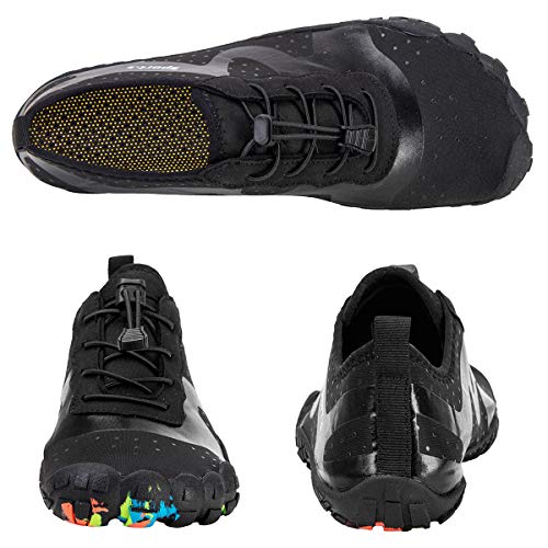 Image of Water Shoes for Men Barefoot Quick-Dry Aqua Sock Outdoor Athletic Sport Shoes for Kayaking, Boating, Hiking, Surfing, Walking