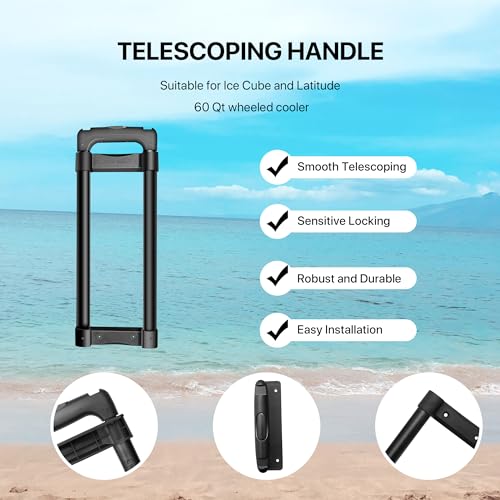 LBB-Parts Telescoping Handle Replacement for Igloo Ice Cube and Latitude 60 Qt Wheeled Cooler,Cooler 60 Qt Telescoping Handle Kit by LBB-Parts - Image 5