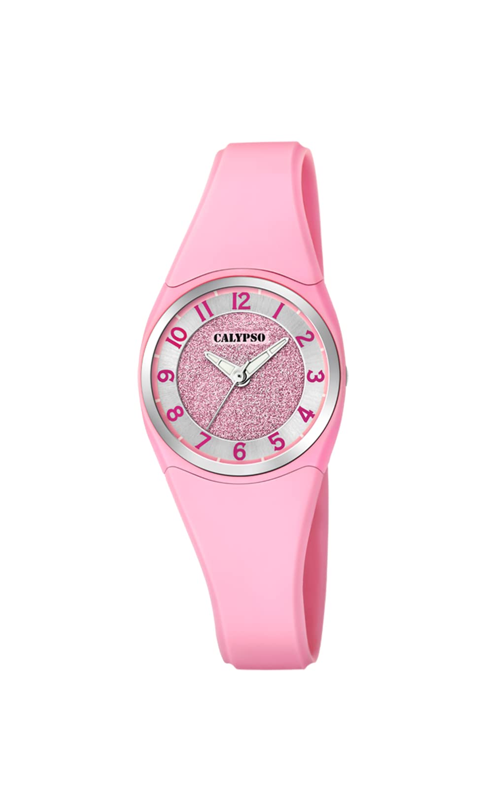 Calypso Women's Trendy Rubber Watch K5752 in Pink