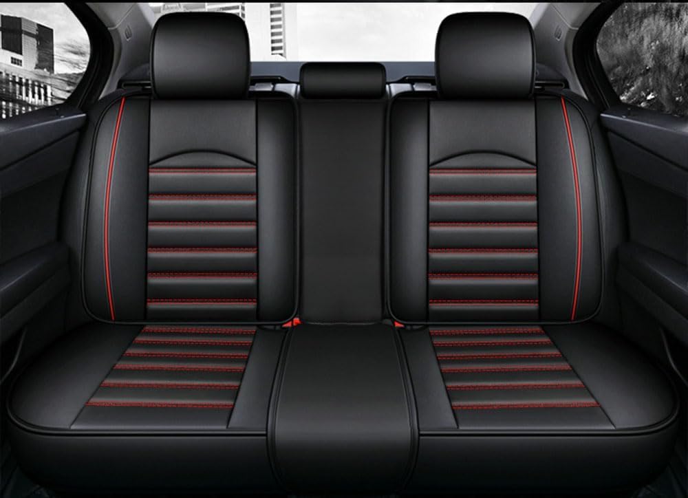 Hochwertige VW Volkswagen Passat Ledersitzbezüge für B7/B8 Variant/Estate/Alltrack - Wasserdichter Schutz für Vorder- und Rücksitze