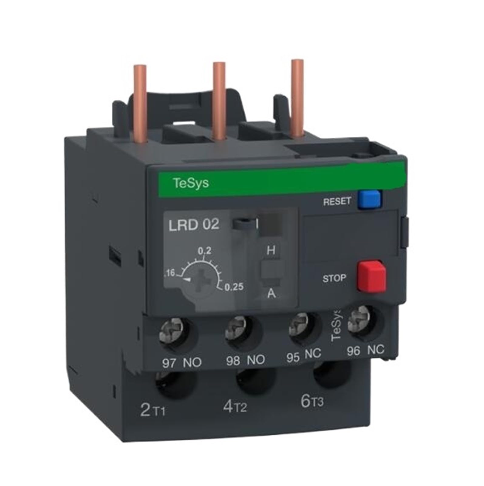 ZVQYSGIW LRD02 LR-D02 overload relays - 0.16...0.25 A - class 10A