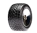 Rear Street Treads Glued, Chrome Wheels(2): Mini-T