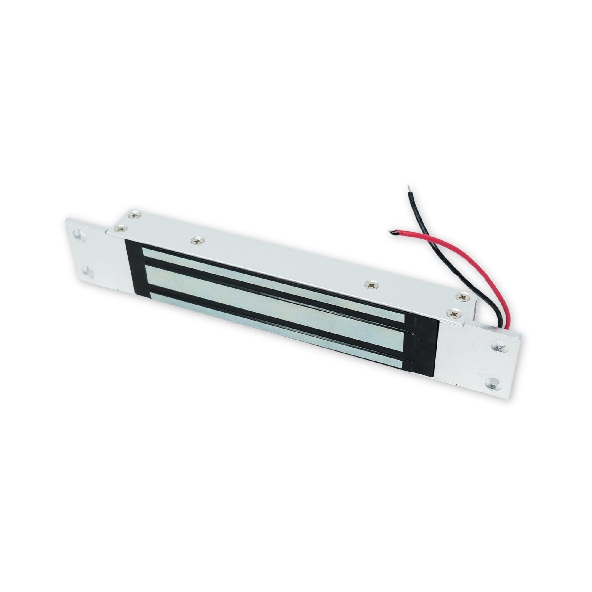 258mm x 43mm x 26mm Concealed Magnetic Door Lock - 280kg Pull, Silver, Pack of 1 - Image 2
