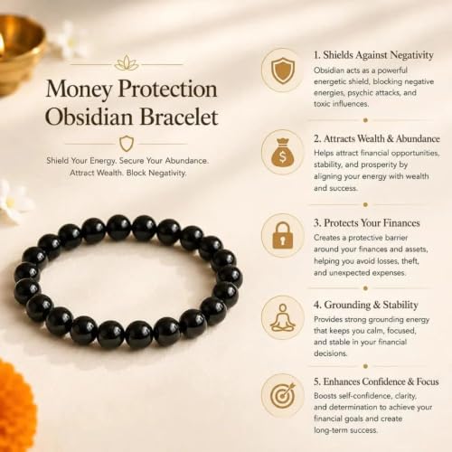Image of Beaded Bracelet for Men & Women | Stretchable Handmade Prayer Meditation Yoga Wrist Bracelet | Stylish Everyday Wear | Free Size