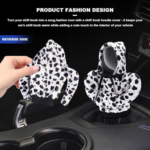 Kutyun Gear Shift Hoodie, Upgraded Universal Hoodie Car Gear Shift Cover, Funny Shifter Hoodie, Car Interior Accessories Car Shifter Stick Protector Decoration for Most Car Gear Shift Levers