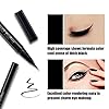 SEILANC Waterproof Liquid Eyeliner Long Lasting&Smudgeproof Eye Liner 2 Packs Precise Eyeliner Pen for All Day with Slim Tip, Black