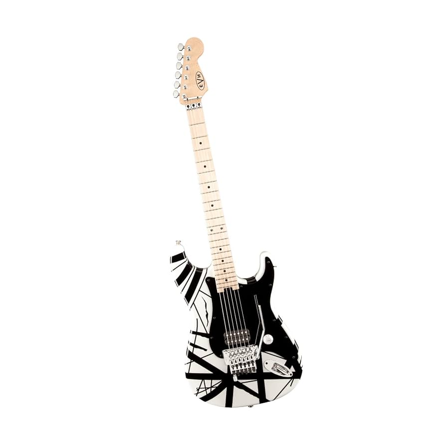 Amazon.com: EVH Striped Series Stratocaster Electric Guitar