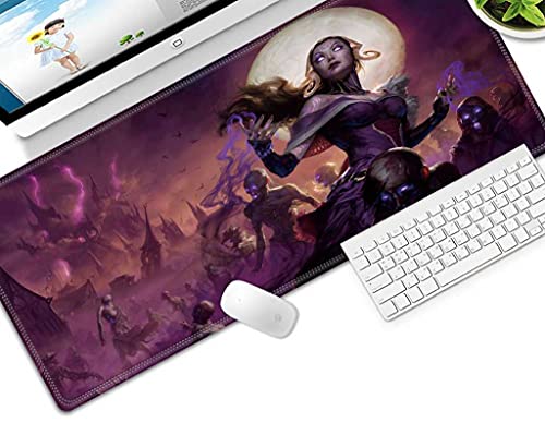 Tapis de souris gaming XXL Purple Zombies pour transformer votre espace de jeu sur ordinateur