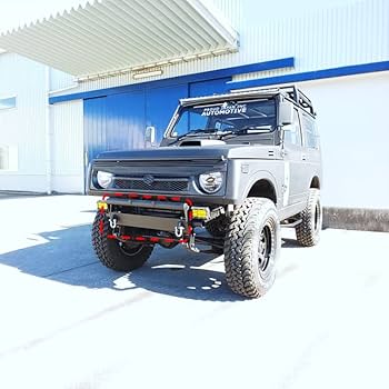 Amazon | JA11 JA12 JA22 ジムニー スキッド牽引ハーフバンパー