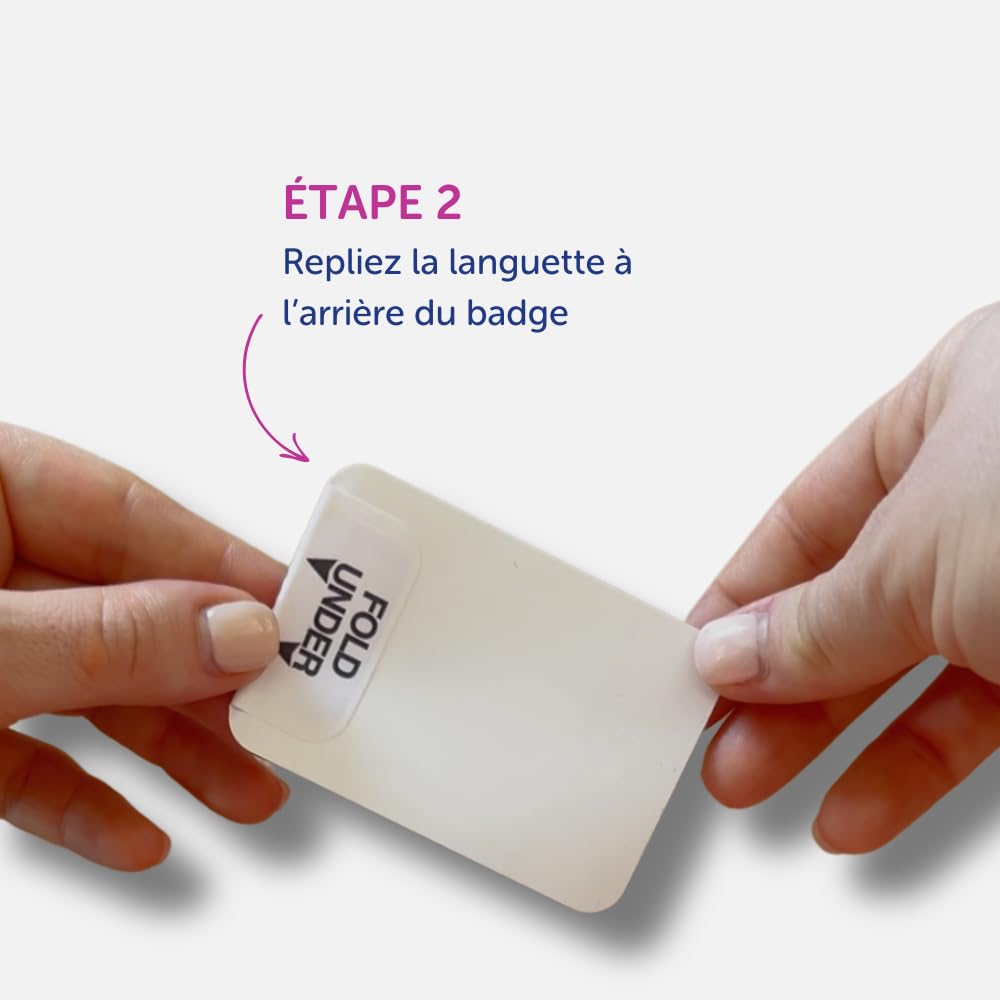 Avery - 1 rouleau de badges autocollants temporaires imprimables