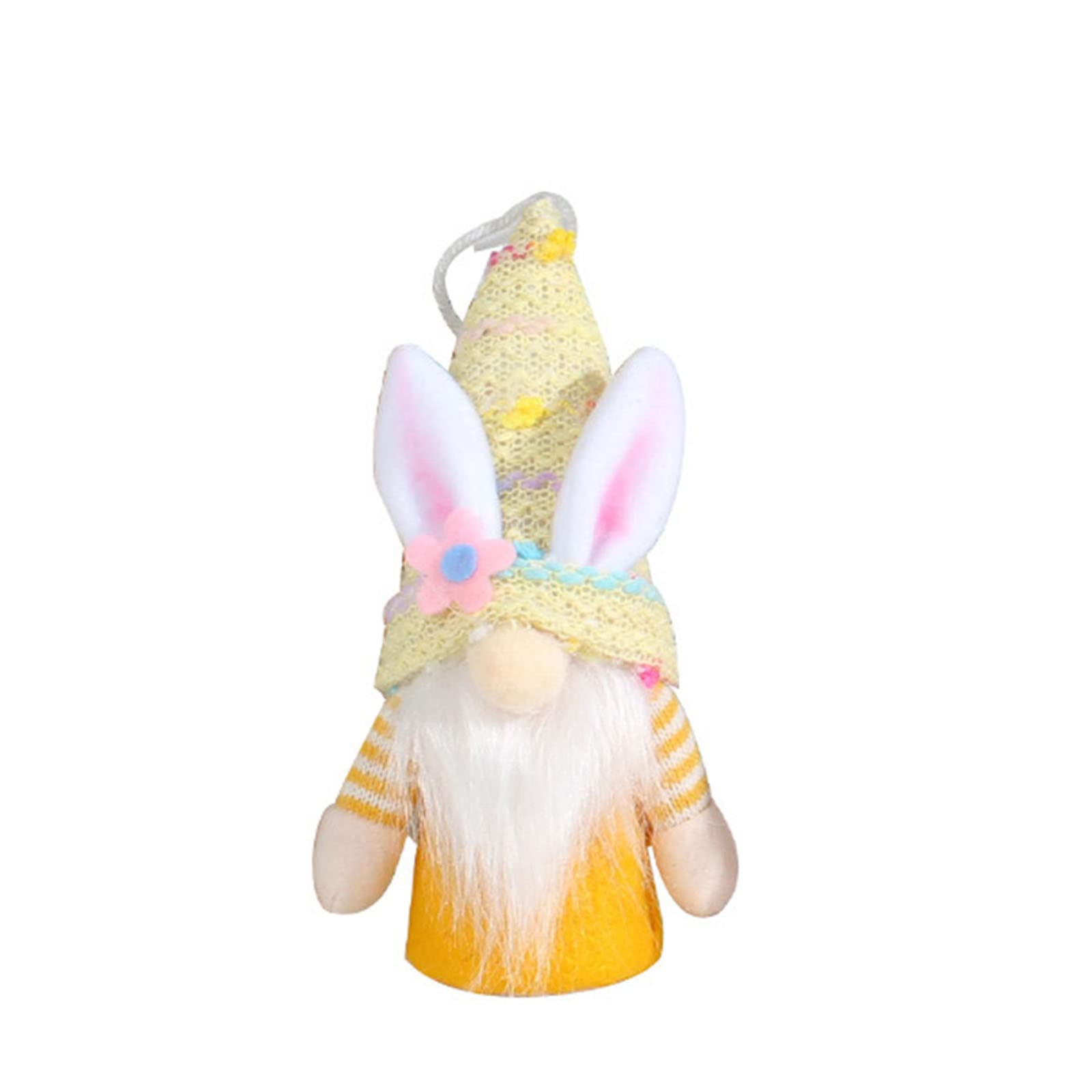 Hsioluted 3Pcs Easter Hanging with Light Cute Face Less Doll Ornament for Kindergarten School Girl Boy Present