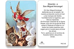 Estampilla de oración de San Miguel Arcángel