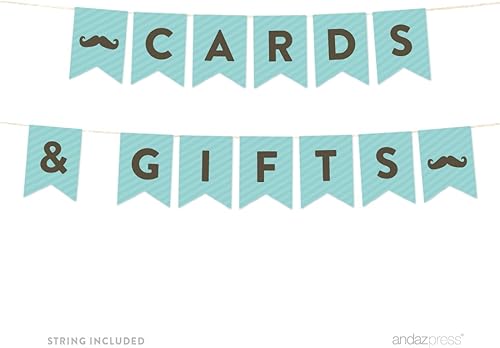 Miniatura 5 de Andaz Press Lil Man - Colección de baby shower, juegos, actividades, decoraciones, deseos para tarjetas de bebé, paquete de 20