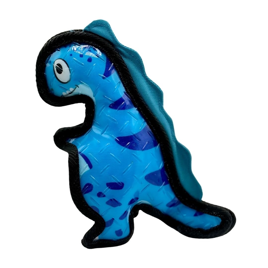 Tater's Choice Durable and Fun Dinosaur Squeaky Dog Toy - Perfect for Interactive Play and Tough Enough for Aggressive Chewers, Small and Large Dogs