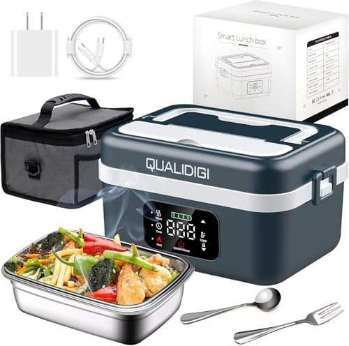 QUALIDIGI Cordless Electric Lunch Box