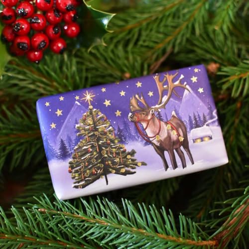 Savon de Noël au renne 190 g, idée cadeau pour les fêtes - 5