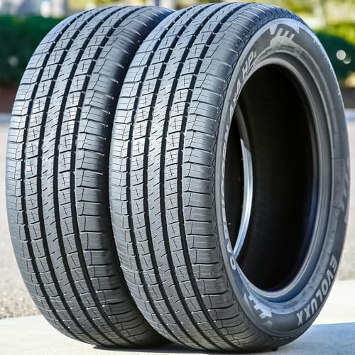 Set of 2 (TWO) Evoluxx Capricorn 4X4 HP All-Season Truck/SUV Performance Radial Tires-215/70R16 215/70/16 215/70-16 100H Load Range SL 4-Ply BSW Black Side Wall UTQG 480AA