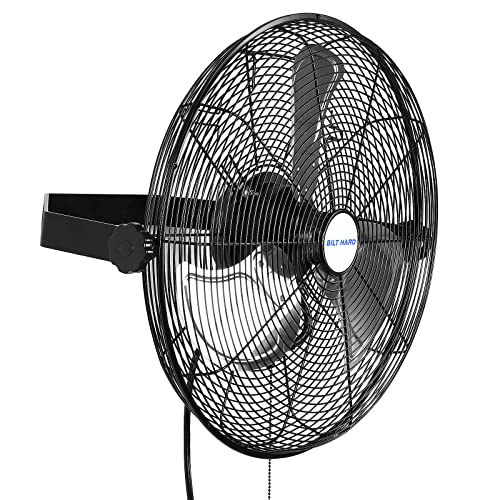 BILT HARD 3000 CFM 14 in. Outdoor Wall Mount Fan, 3-Speed Waterproof Wall Fan Industrial Grade High...