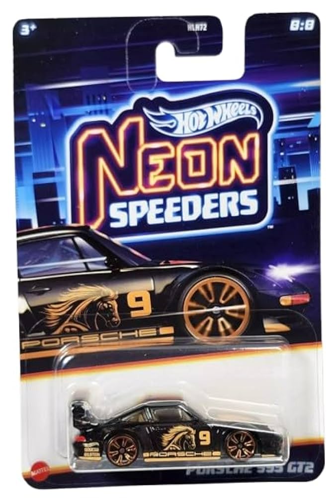 Amazon.com: Hot Wheels Porsche 993 GT2, Neon Speeders Series